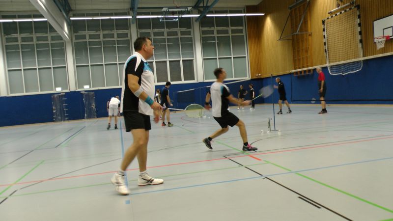 Badminton Action