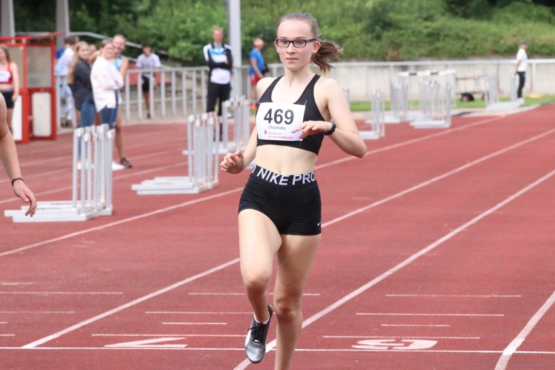 Charlotte Orthmann  100Meter Sprint  (Foto Thomas Kuehlmann)